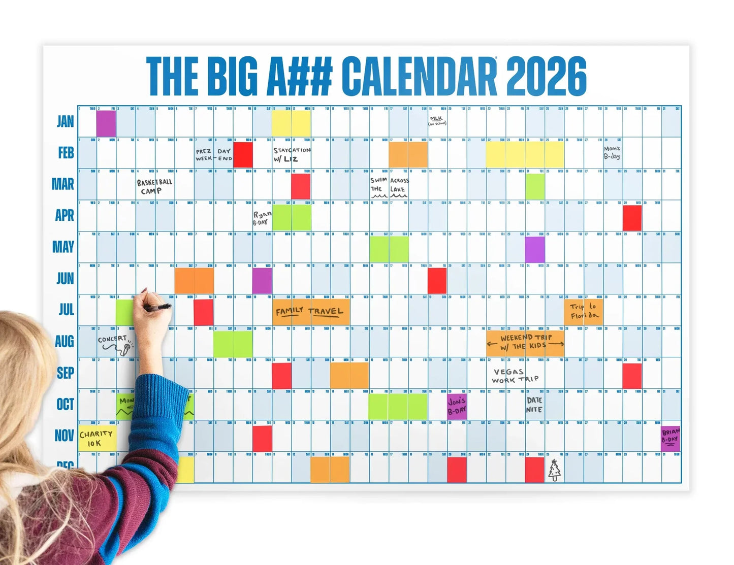 The Big Bright Calendar Kit 2026 📅