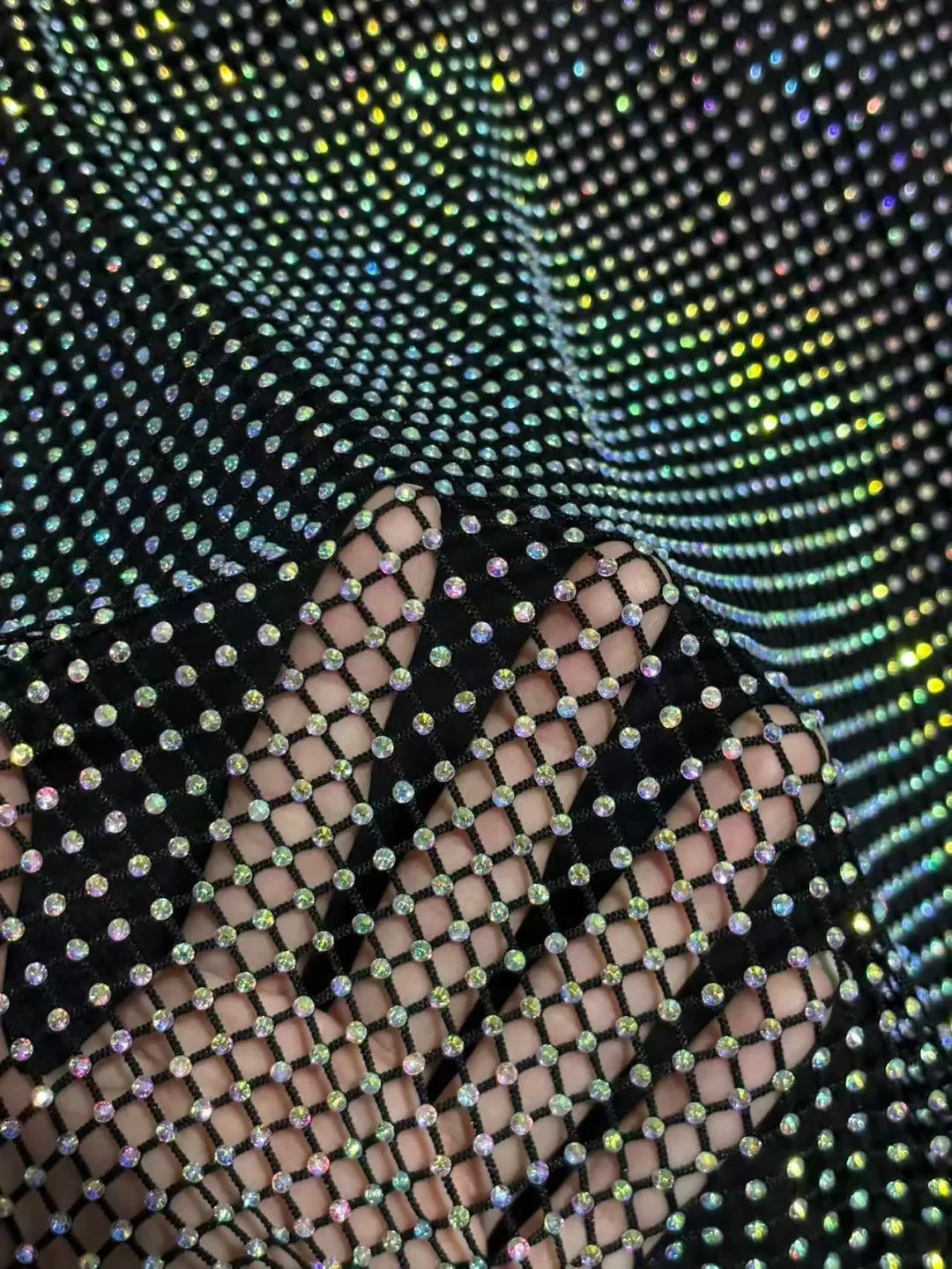 Renyla™ Crystal-Mesh Hoodie